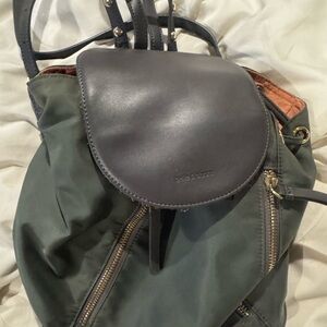 Olivia + Joy Charcoal and Forest Backpack